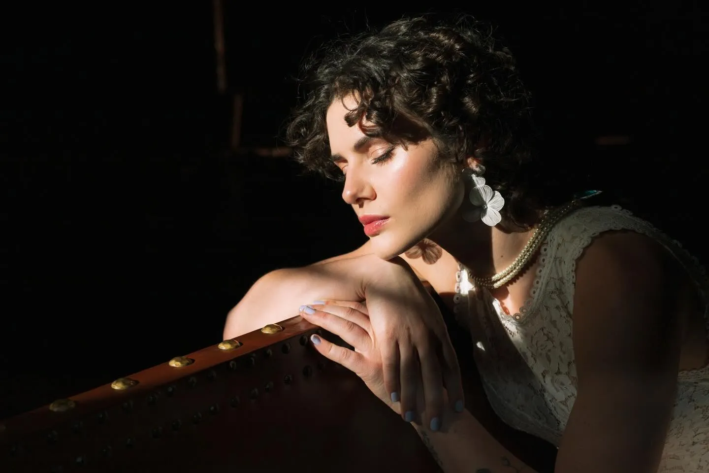 Editorial portrait photographed by Vitalina